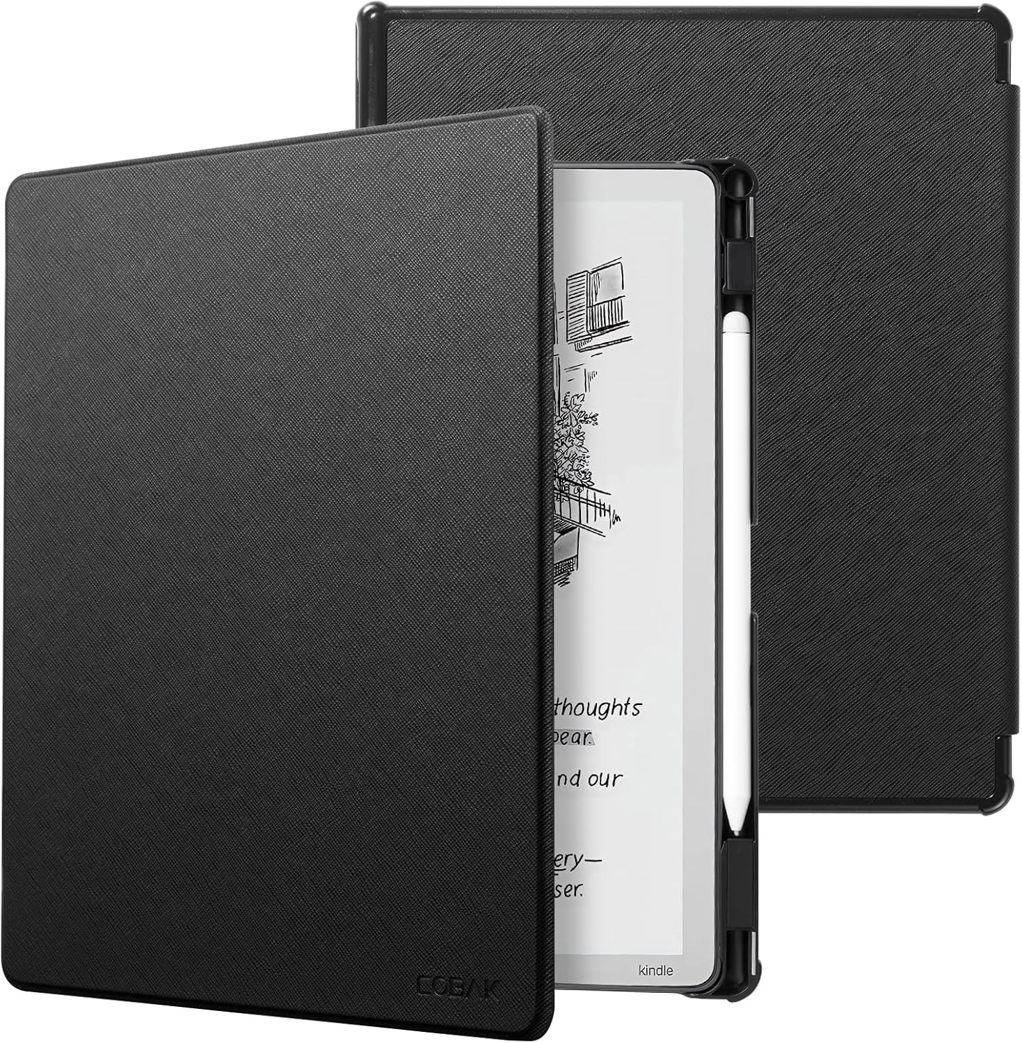 CoBak Case for 11" Kindle Scribe 3rd For 2025, Black