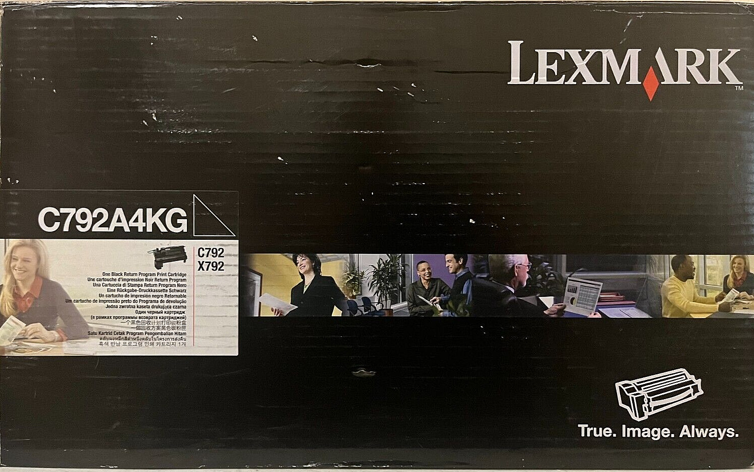 Genuine Lexmark C792A4KG Black Toner Cartridge - NEW SEALED