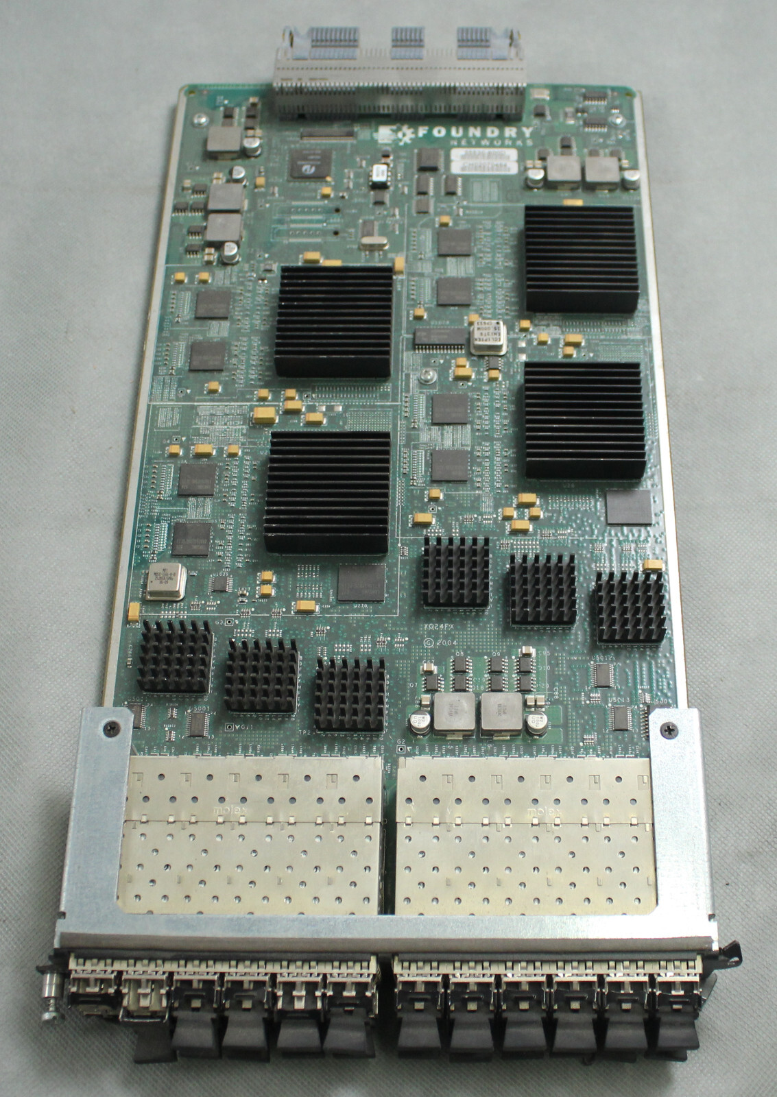 Brocade Foundry Networks FI 424F 35530-600D 24 Port Ethernet Module W/ Gbics