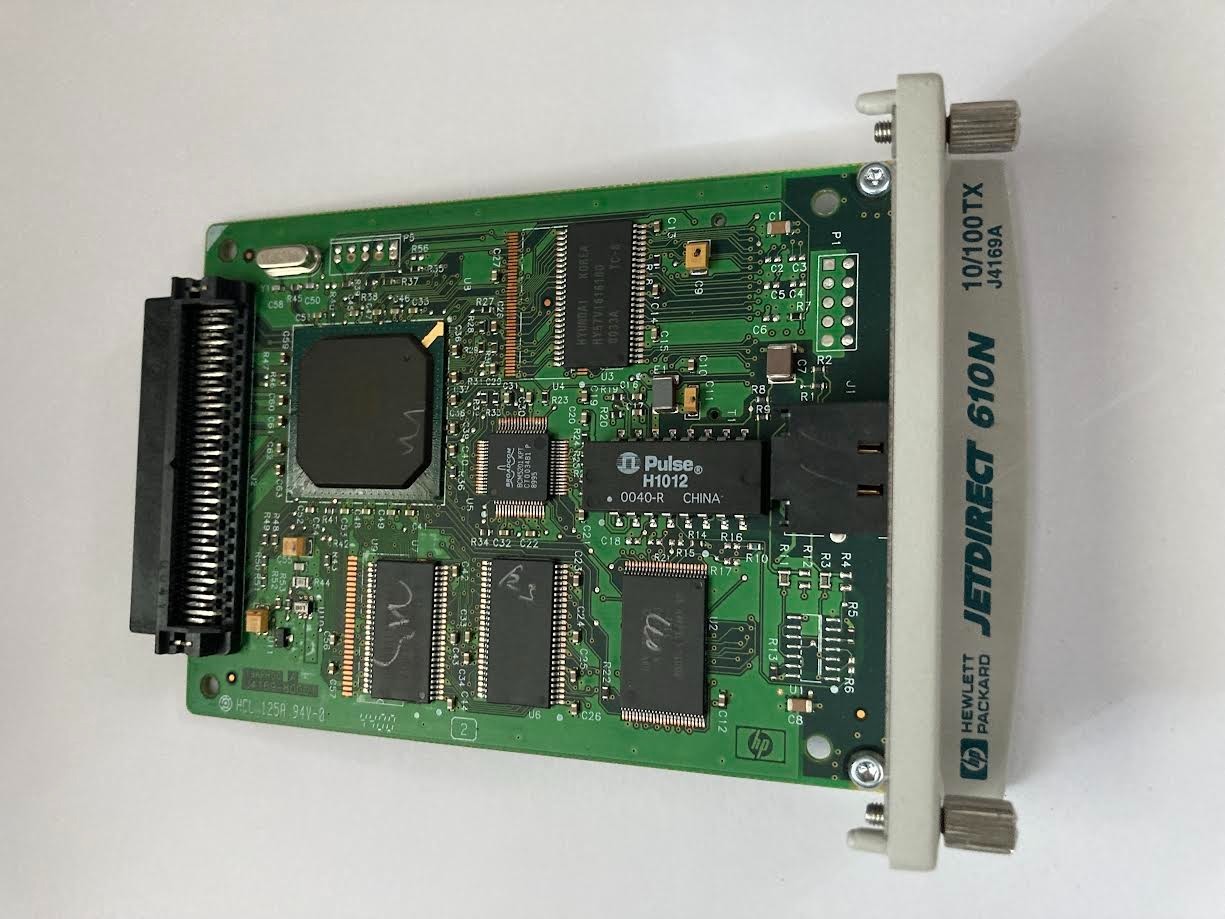 Genuine HP JetDirect 610N Print Server J4169 10/100TX Ethernet Network Card