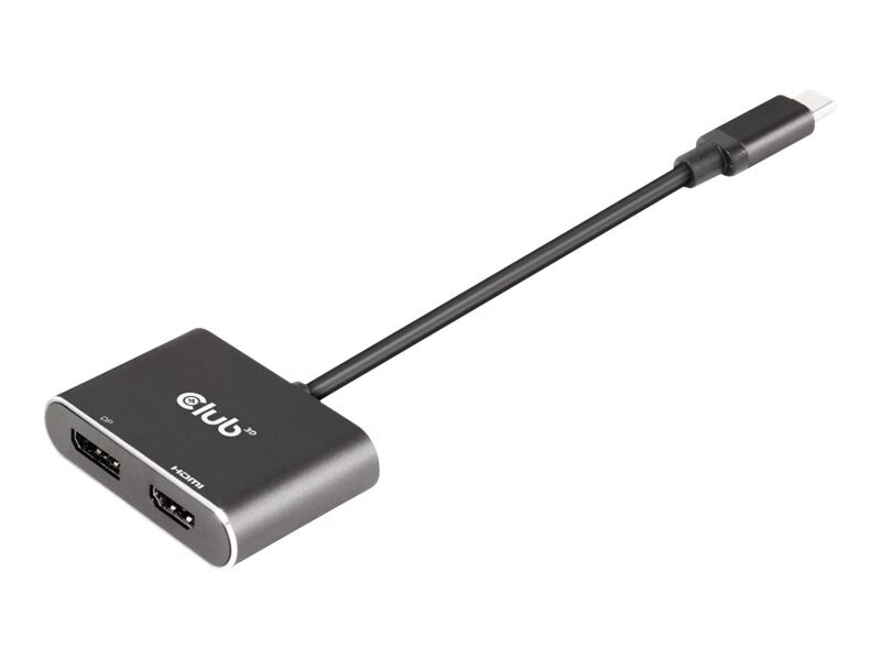 CSV-1552 Club 3D Video Adapter 24 pin USB-C (M) to HDMI, DisplayPort (W) ~D~