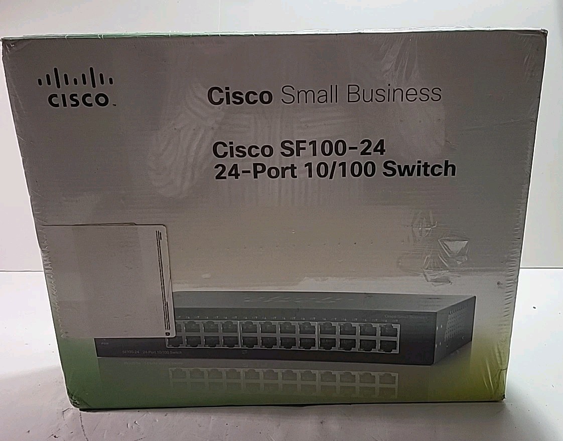 New Cisco Small Business - SF100-24 24-Port 10/100 Switch