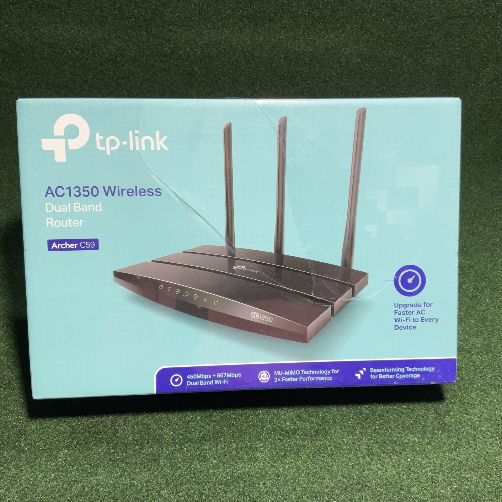 TP-Link AC1350 Wireless Dual Band Mesh Compatible WiFi 5  Router - (Archer C59)