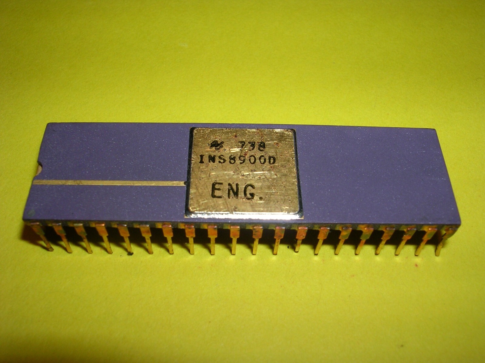 National Semiconductor INS8900D (INS8900) CPU Engineering Sample (PACE)