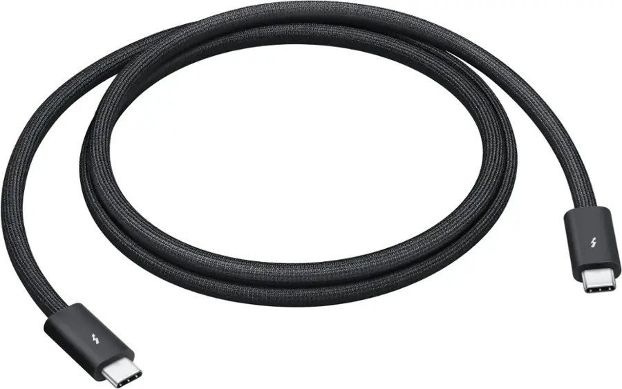 Genuine Apple - Thunderbolt 5 (USB‑C) Pro Cable (1 m) - Black MDW94AM/A in Box