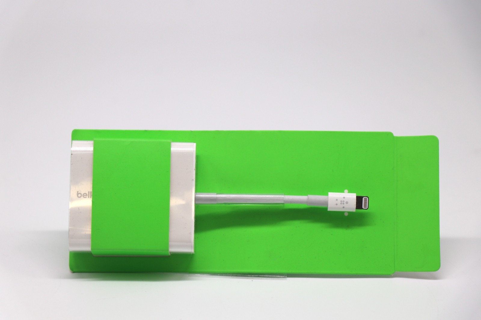 Belkin Ethernet Power Adapter Lightning Connector B2B165BT iPad iPhone POS White