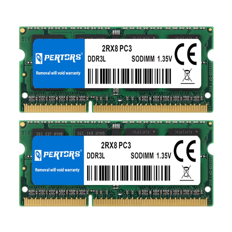 Q-PERTORS DDR3L 8GB 1333MHZ 1.35V 204-Pi SO-DIMM Non-ECC Laptop Memory RAM 2x4GB
