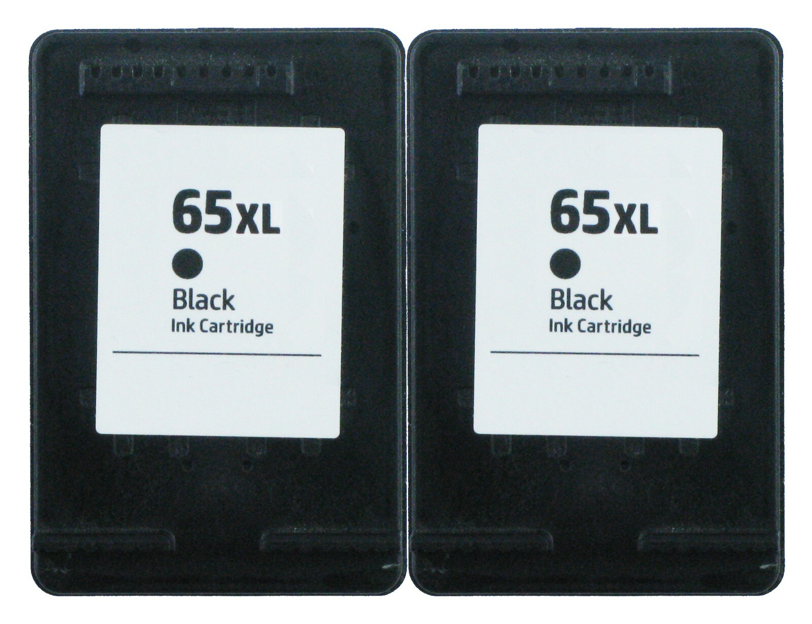 2PK Reman HP 65XL Black Ink for Deskjet 2620 3720 ENVY 5020 5030 5055 AMP 100