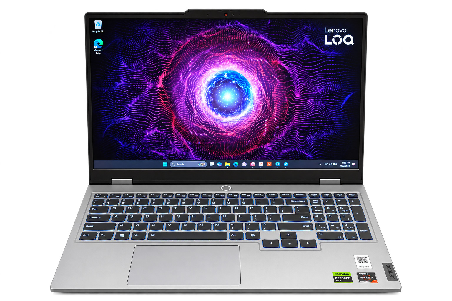 Lenovo LOQ 15ARP9 15.6" Ryzen 5 7235HS 16GB RAM 512GB SSD RTX 4050 Win 11 Home