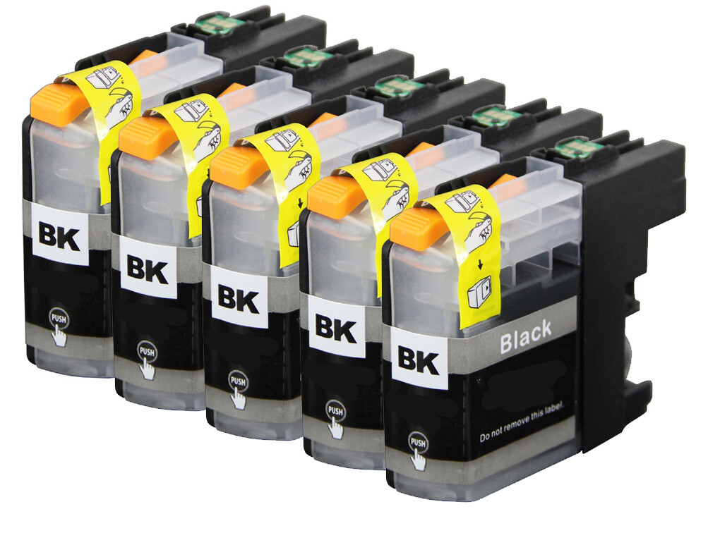 5P XL BLACK Printer Ink fits LC203 LC201 MFC-J485DW MFC-J880DW MFC-J5620DW
