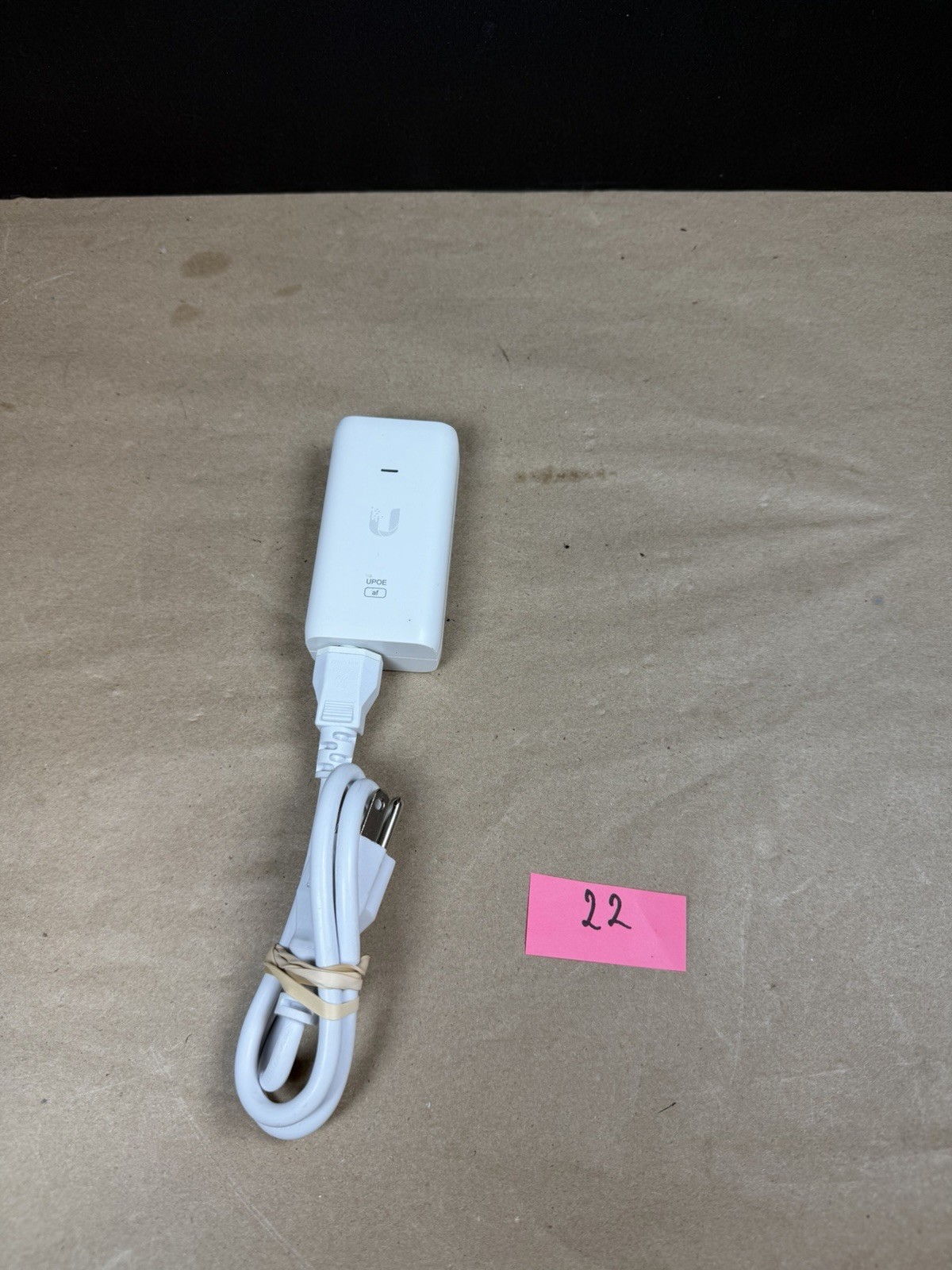 Ubiquiti Networks UPOE af Power Supply Adapter, 3-Prong Plug, Power Cable
