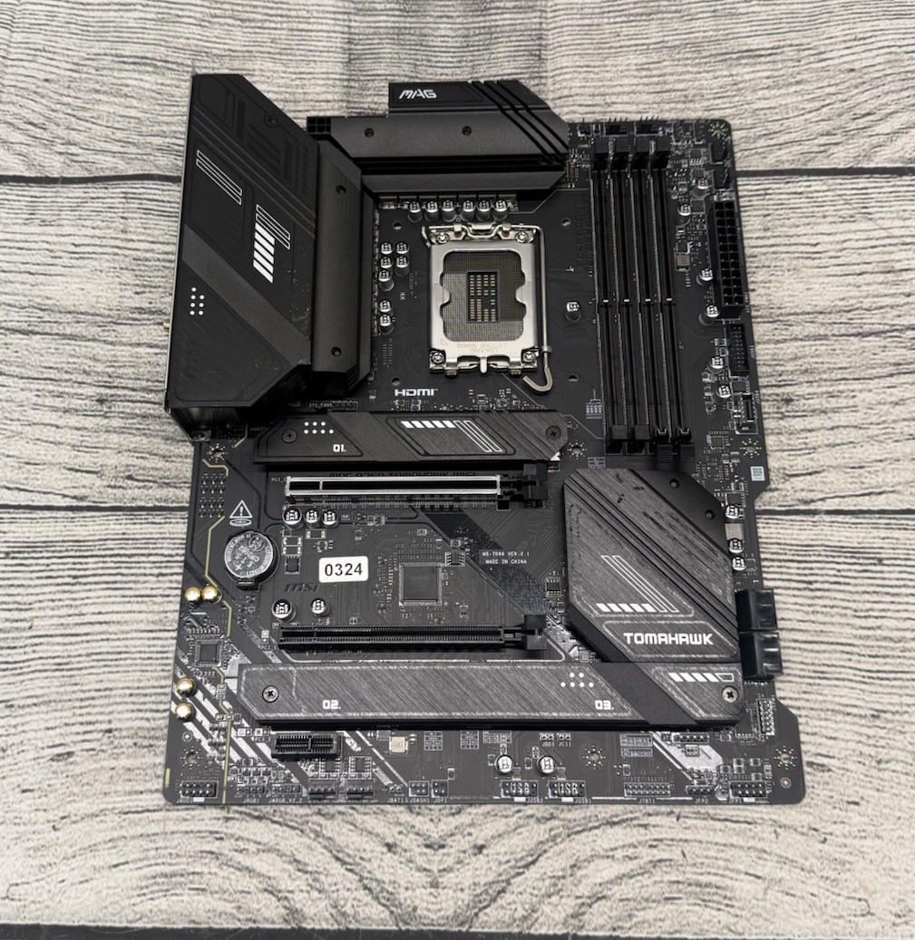 MSI MAG B760 TOMAHAWK WiFi LGA 1700 ATX Intel Motherboard UNTESTED SOLD AS IS.