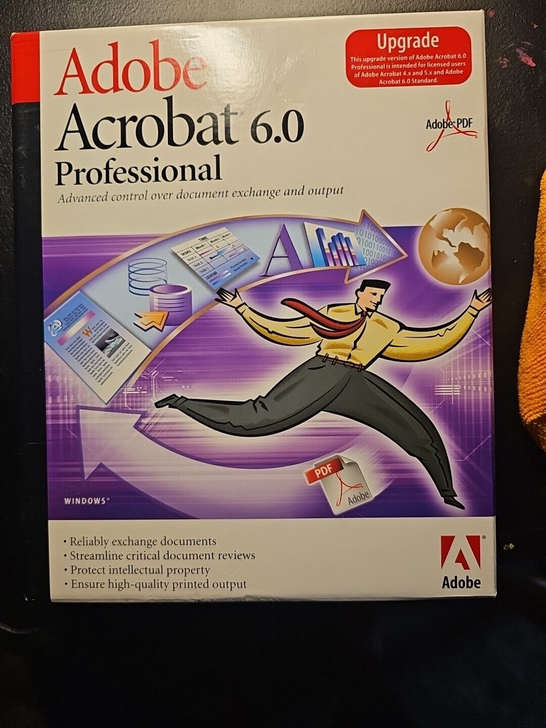 Adobe Acrobat 6.0 Professional Upgrade CD Windows With Serial Number