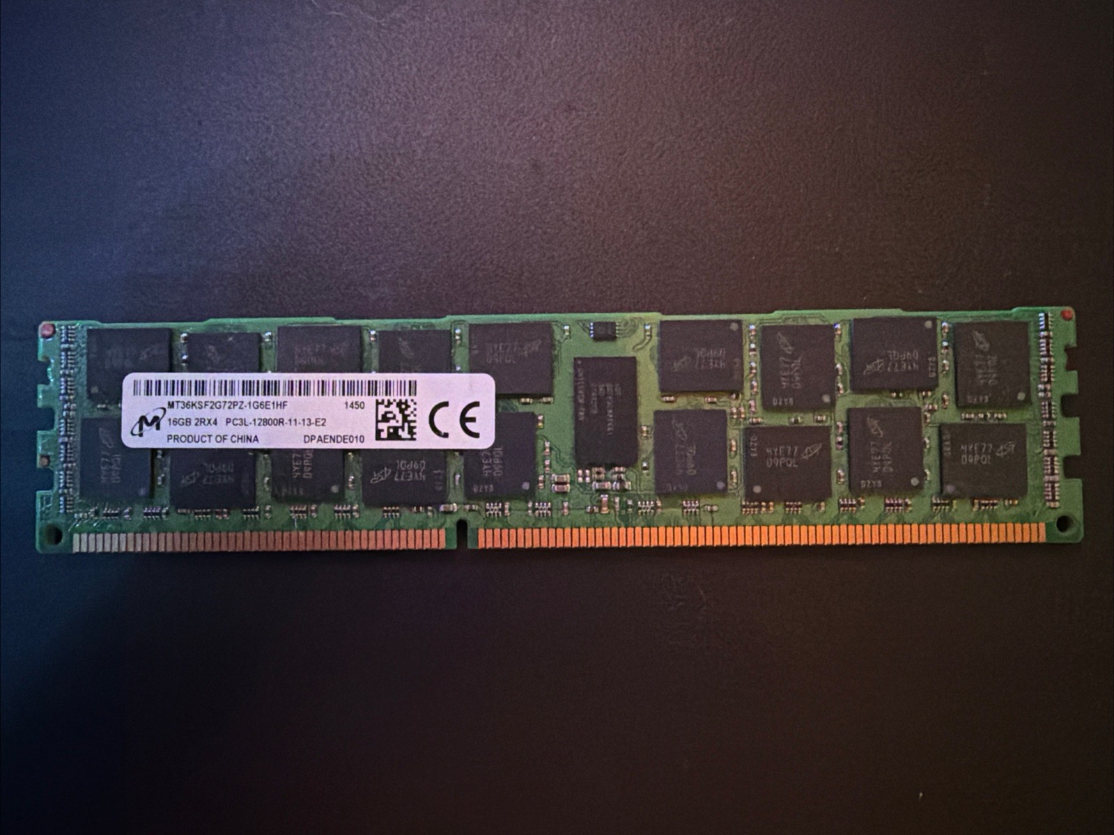 Micron 16GB (1x16GB) 240-pin DIMM 1600MHz DDR3 RAM Module...