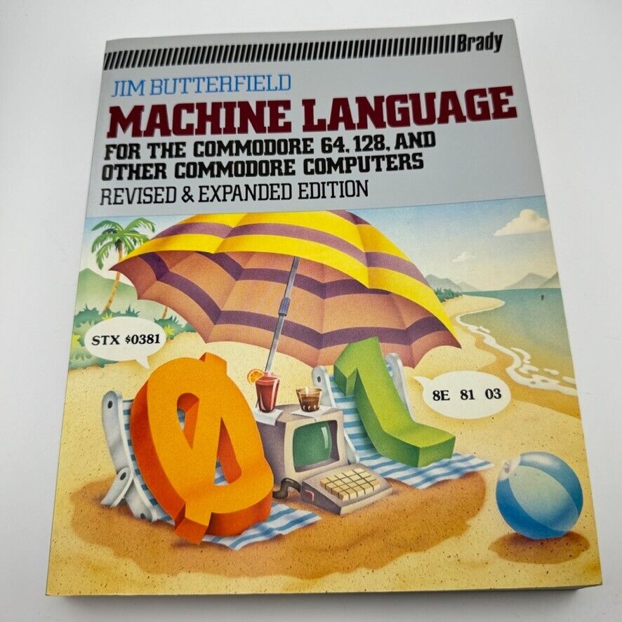 1986 Machine Language for Commodore 64, 128 PET VIC-20 Butterfield Programming