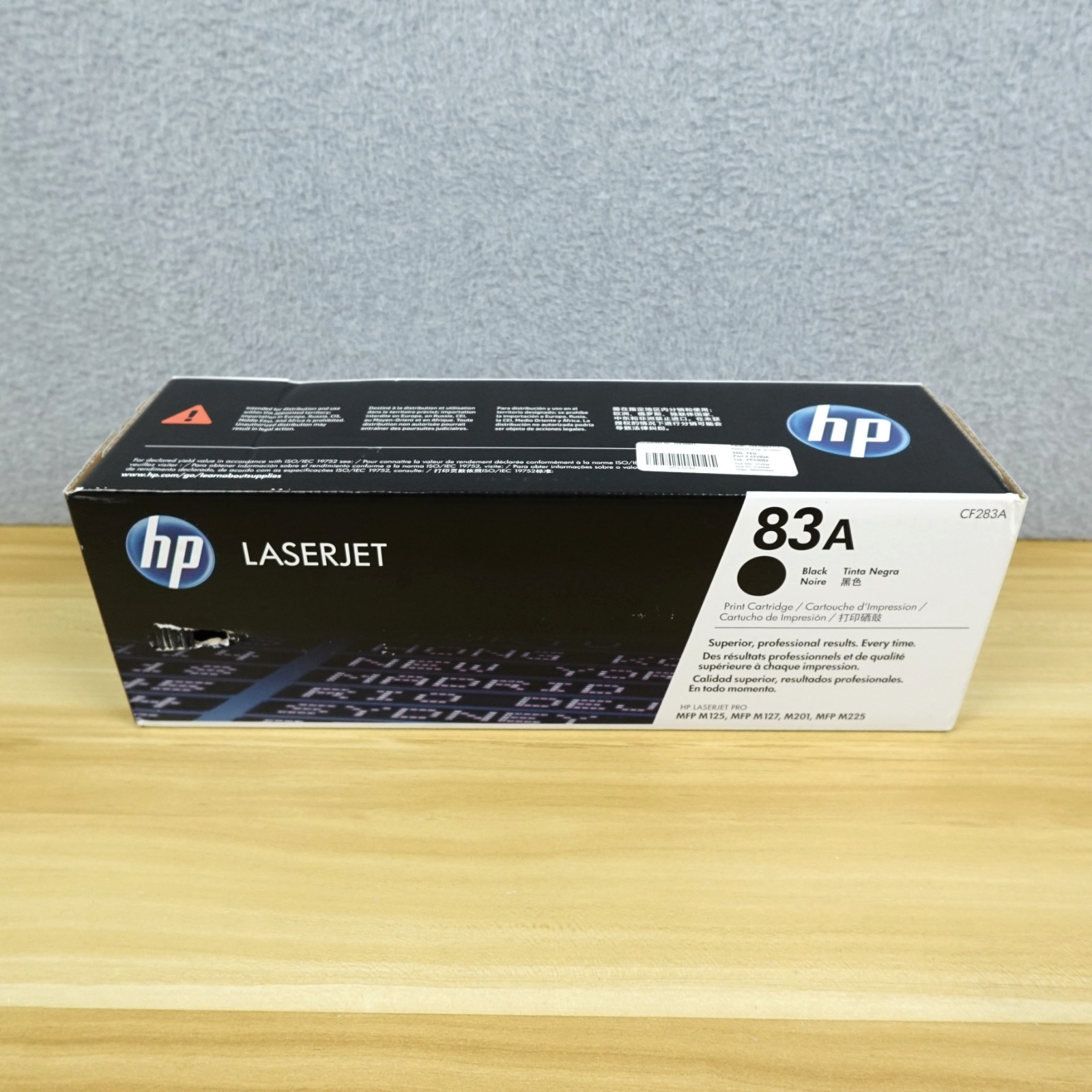 HP 83A Black Original LaserJet Standard Yield Toner Cartridge CF283A Sealed