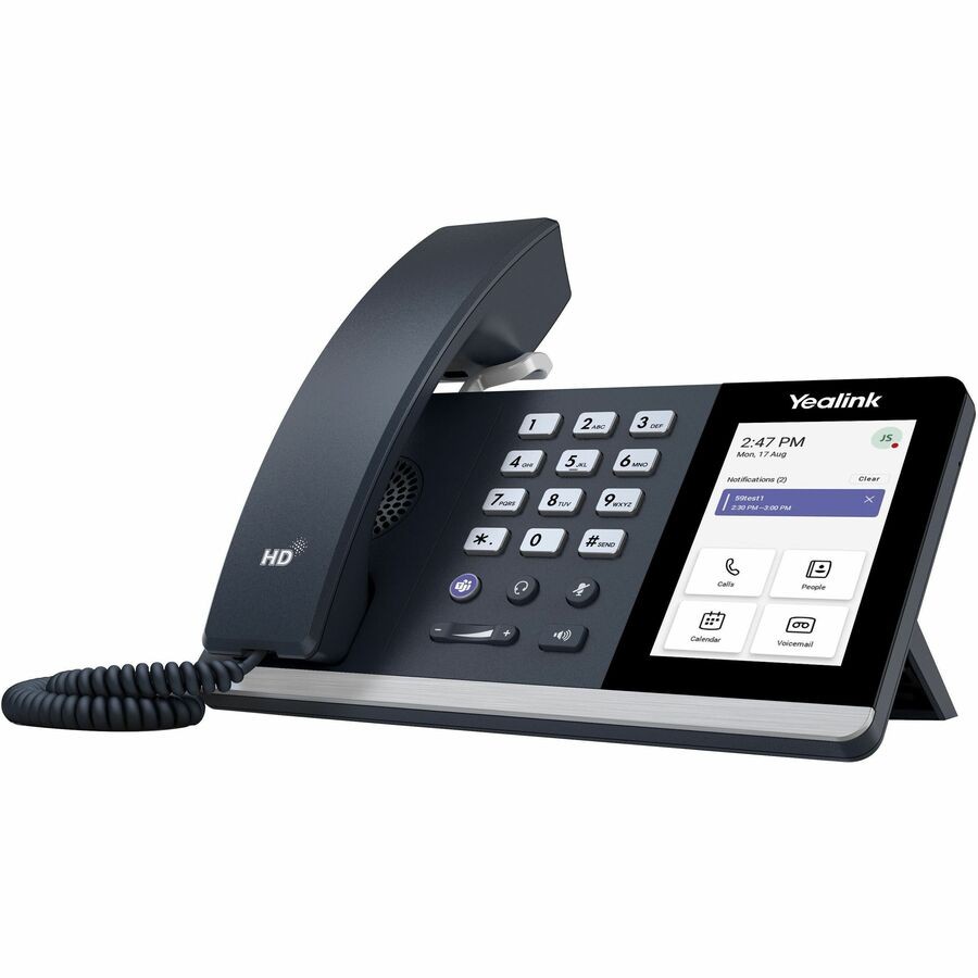 Yealink IP Phone - Corded - Bluetooth, Wi-Fi - Wall Mountable, Desktop - Classic