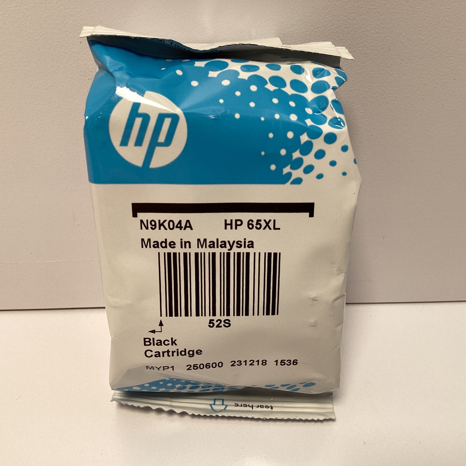 HP 65XL N9K04A Black High Yield Original Ink Cartridge Exp 12/2025