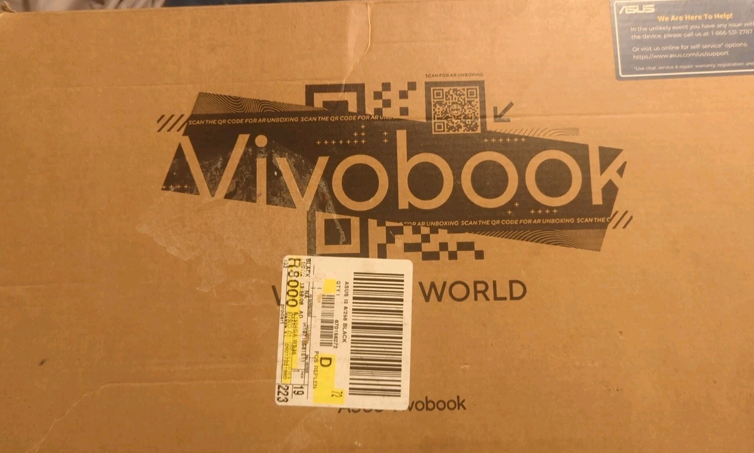 ASUS VivoBook 15 15.6" (64GB eMMC, Intel Celeron N, ‎2.8 GHz, 4GB) Laptop  *NEW*