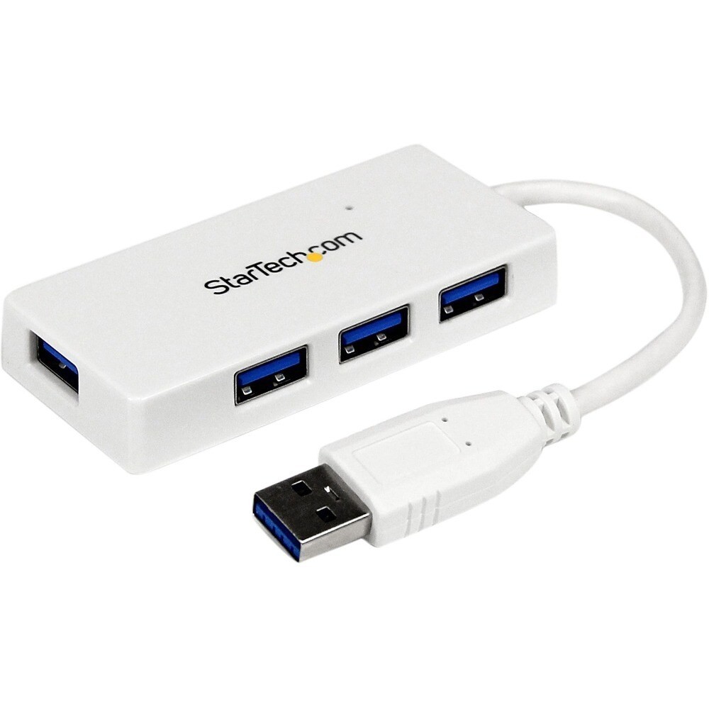Startech St4300Minu3W Add Four External Usb 3.0 Ports To Your Notebook Or