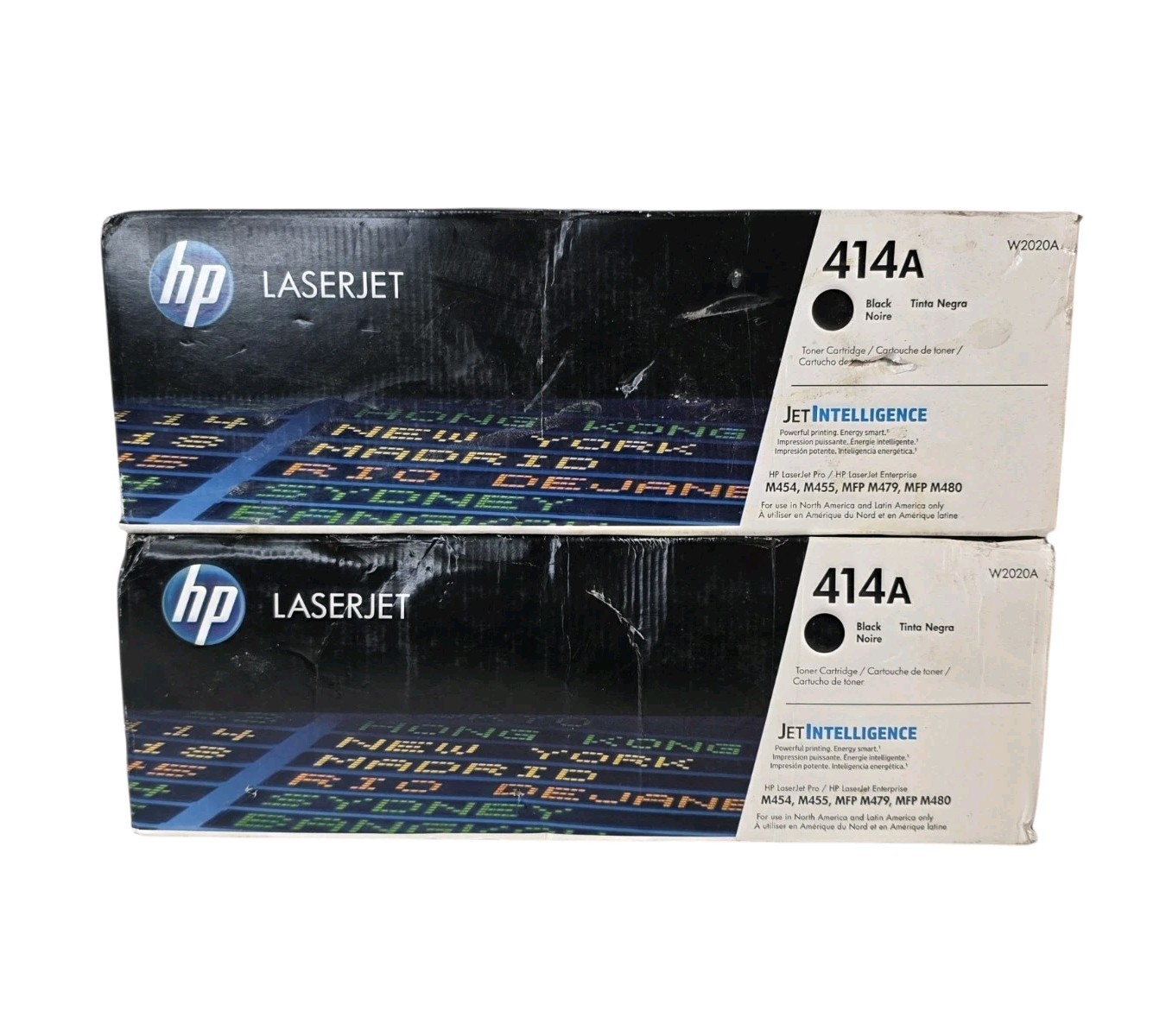 (Lot Of 2) HP 414A W2020A Black Toner Cartridges - READ DESCRIPTION....