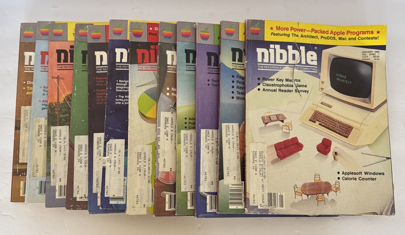 Nibble Magazine Apple II Reference 1995 Vol 6 Complete Set Of 12 Vintage Apple
