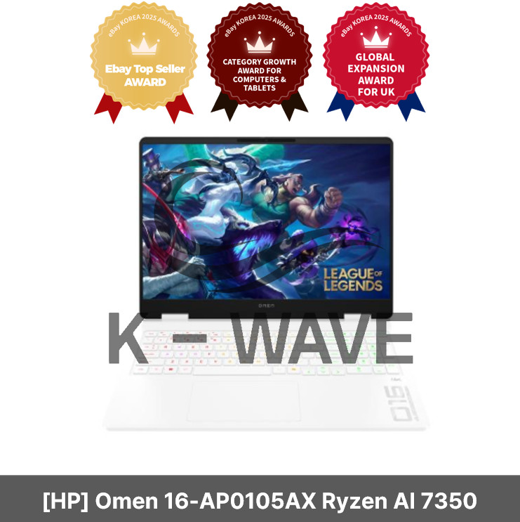 [HP] Omen 16-AP0105AX Ryzen AI 7350 (32GB/512GB/RTX5060/Win11Home) White