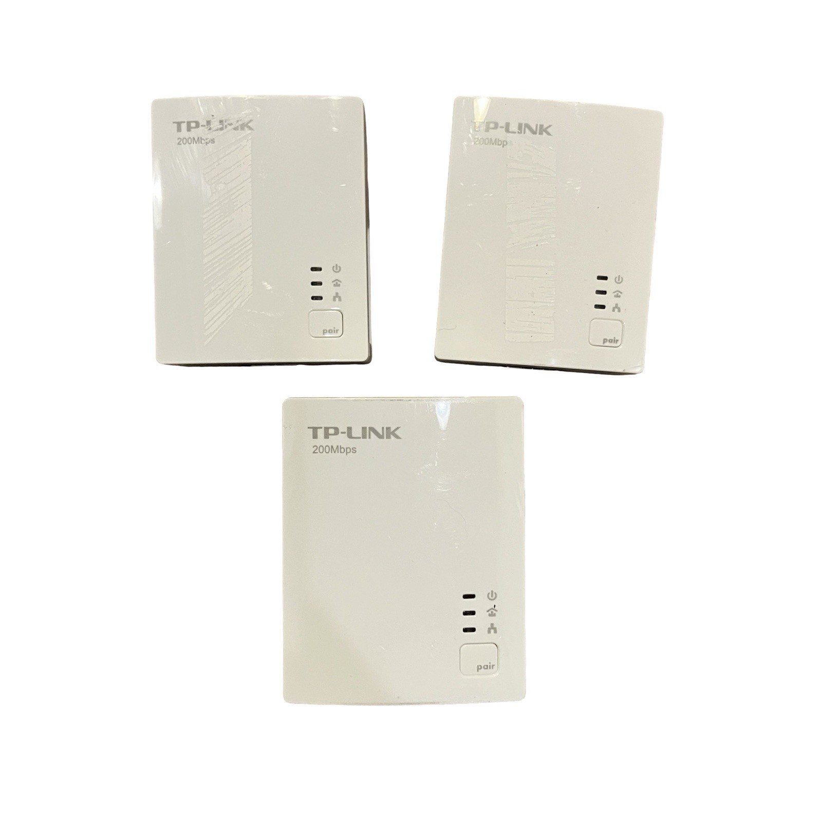 Set Of 3 TP-LINK TL-PA2010 AV200 200Mbps Nano Powerline Adapter White Networking