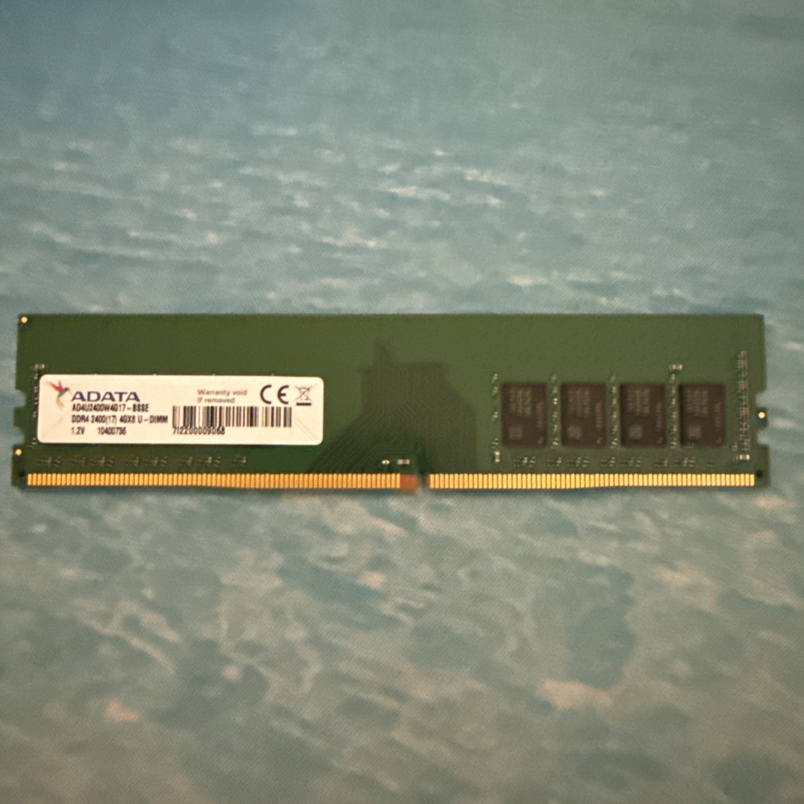 ADATA 4GB 4Gx8 U-DIMM DDR4-2400 AD4U2400W4G17-BSSE 1.2V