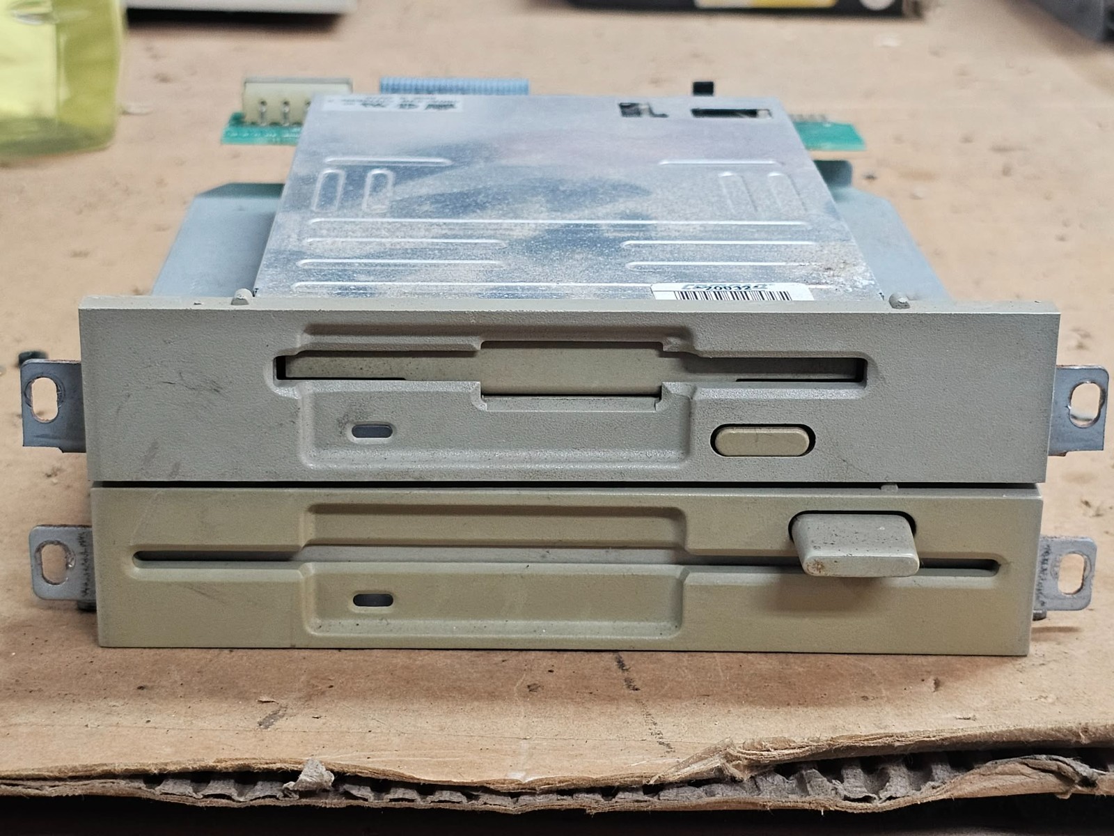 2x Lot Vintage Retro Slim Canon MD 5501 5.25 1.2MB Floppy Disk Drives & OSDA-53B