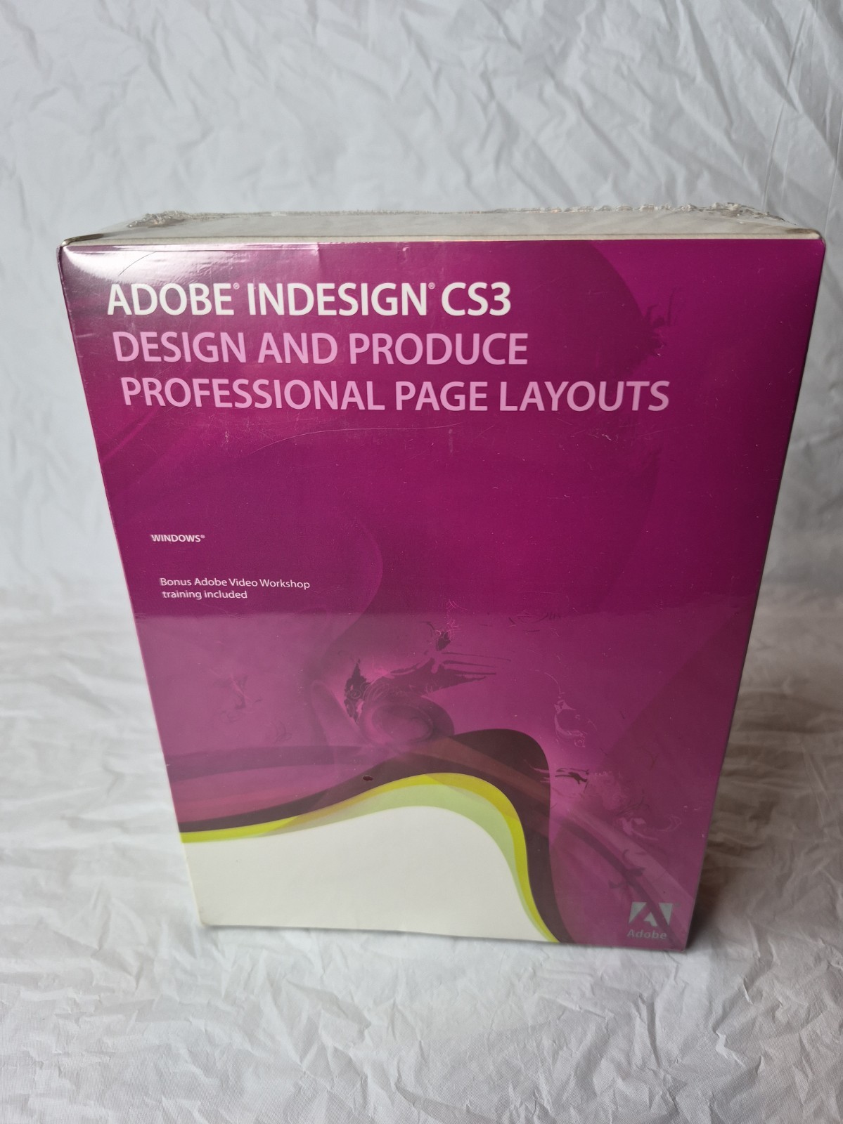 Adobe Indesign CS3 For Windows. Part #27510955  NEW & SEALED.