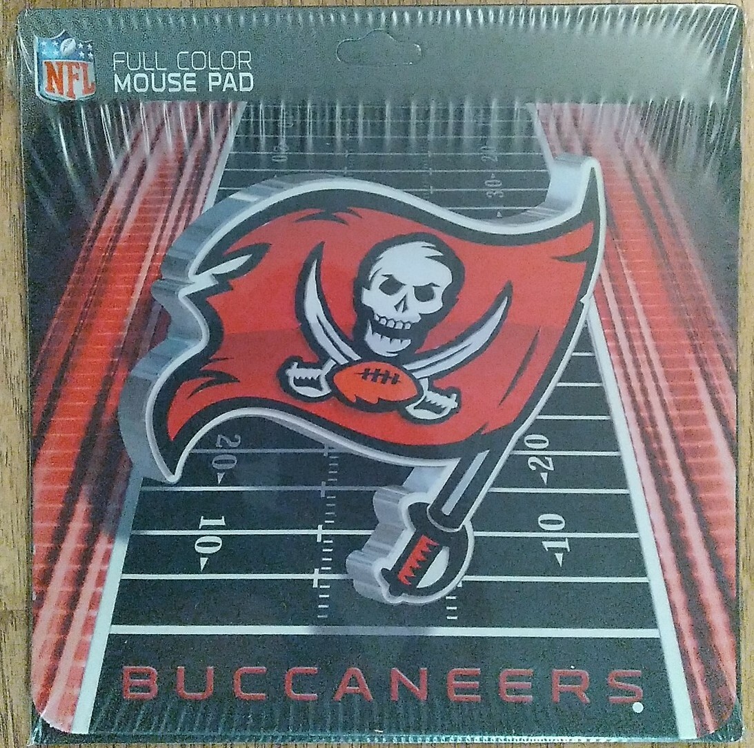 TAMPA BAY BUCCANEERS MOUSE PAD 1/8 IN. SPORTS FOOTBALL MOUSEPAD FIELD END ZONE