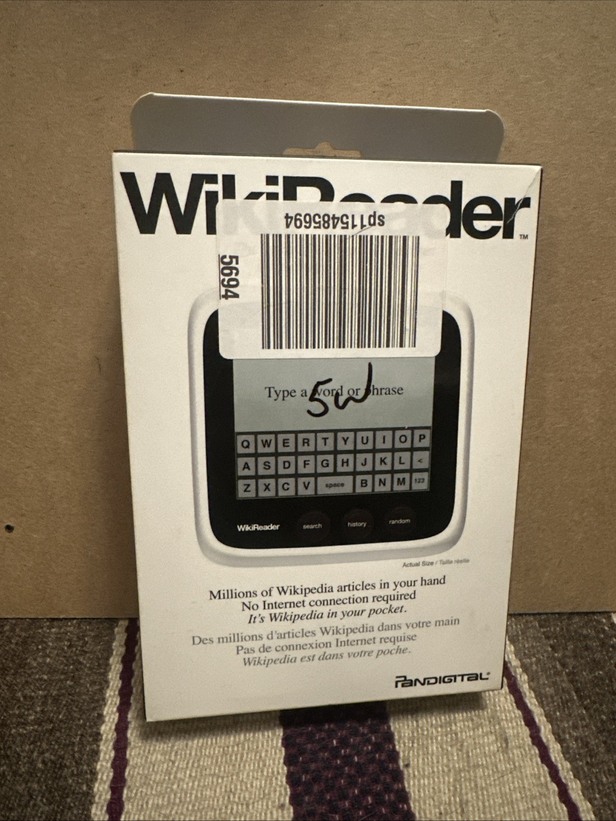 Tested WikiReader Offline Wikipedia Reader (2010) Complete With Box RARE