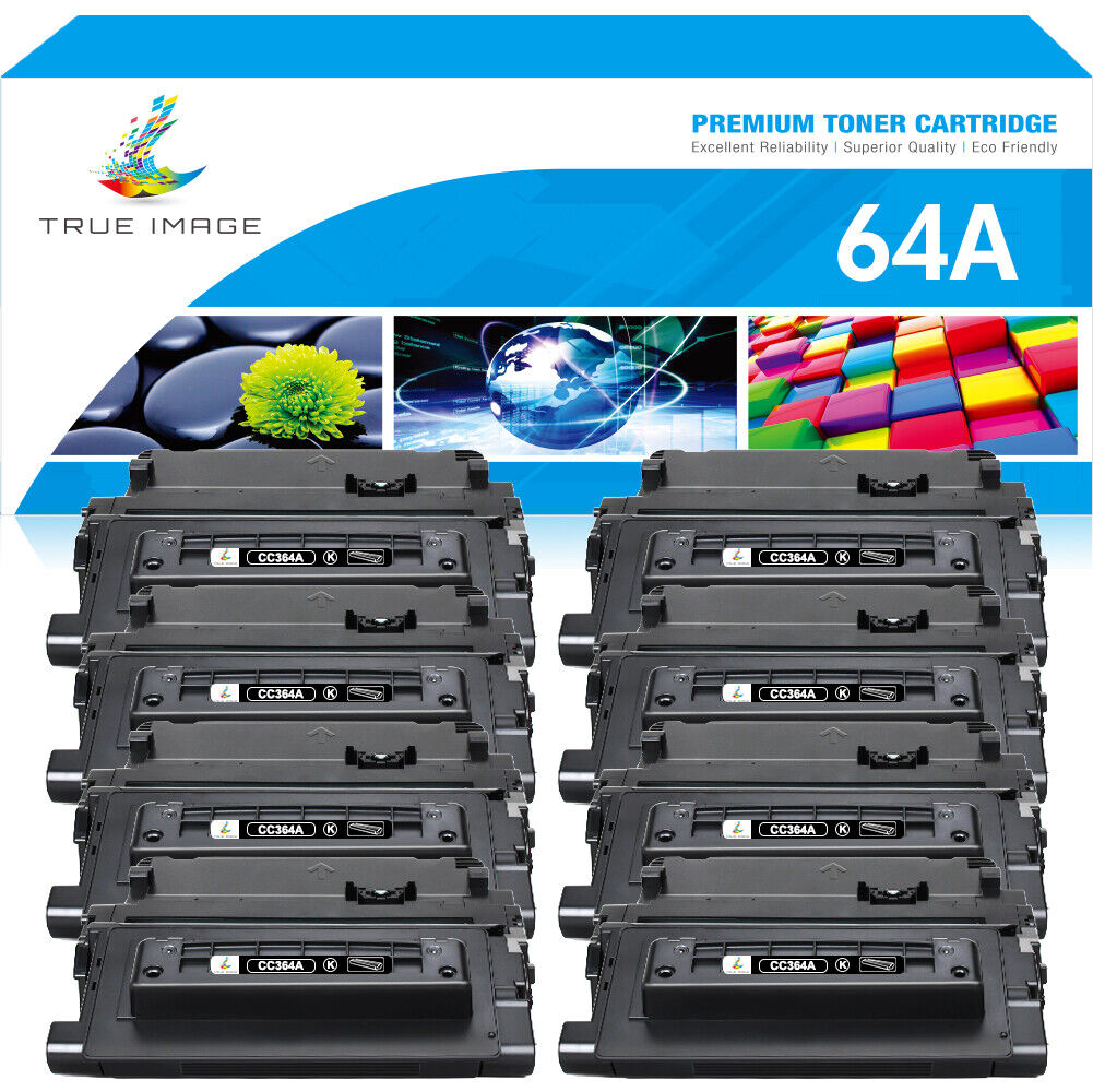 8x Toner Cartridge Compatible With HP 64A CC364A LaserJet P4015n P4015dn P4015tn