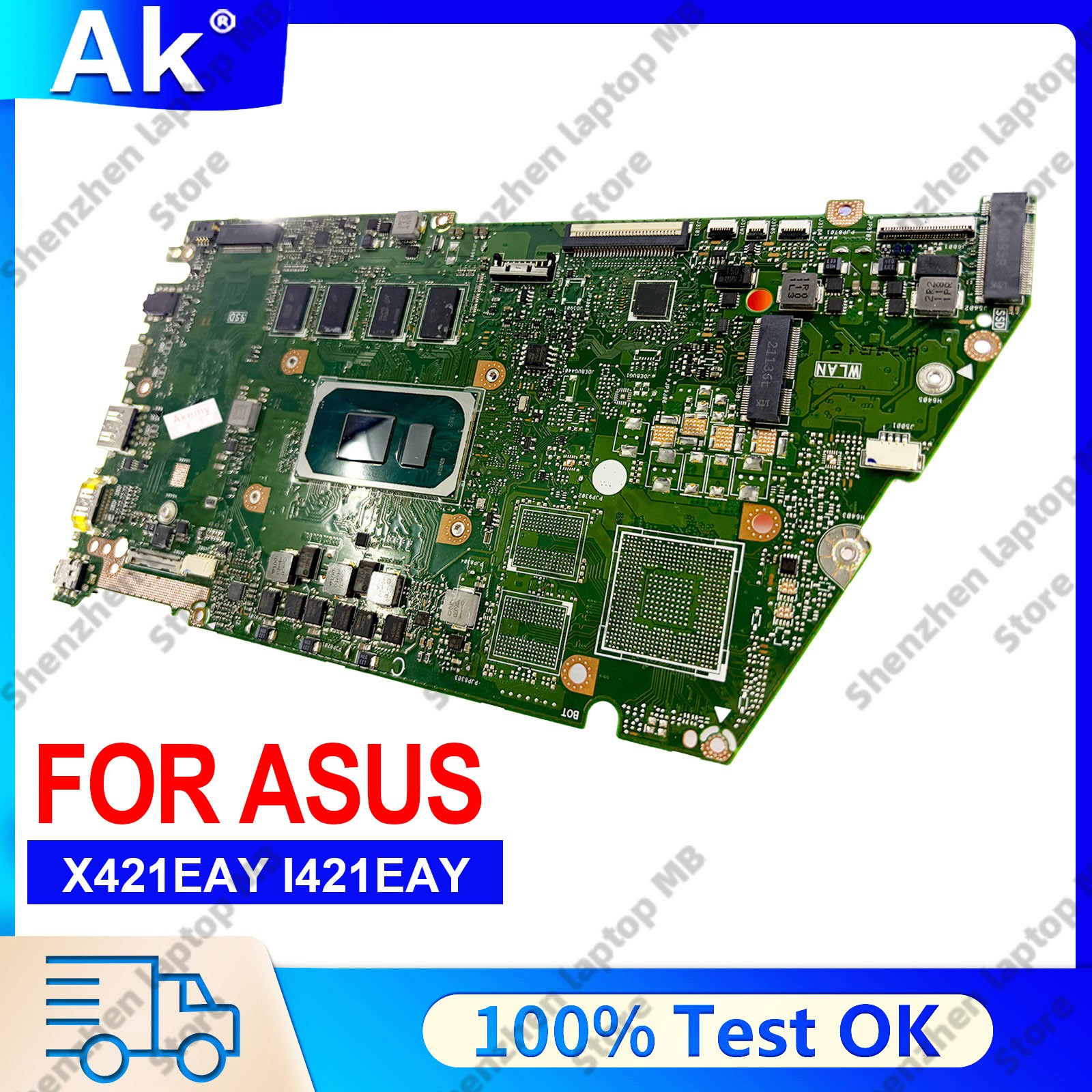 X421EAY Motherboard For ASUS R421E ADOL14EA X421EQY X421EPY Mainboard Tests OK