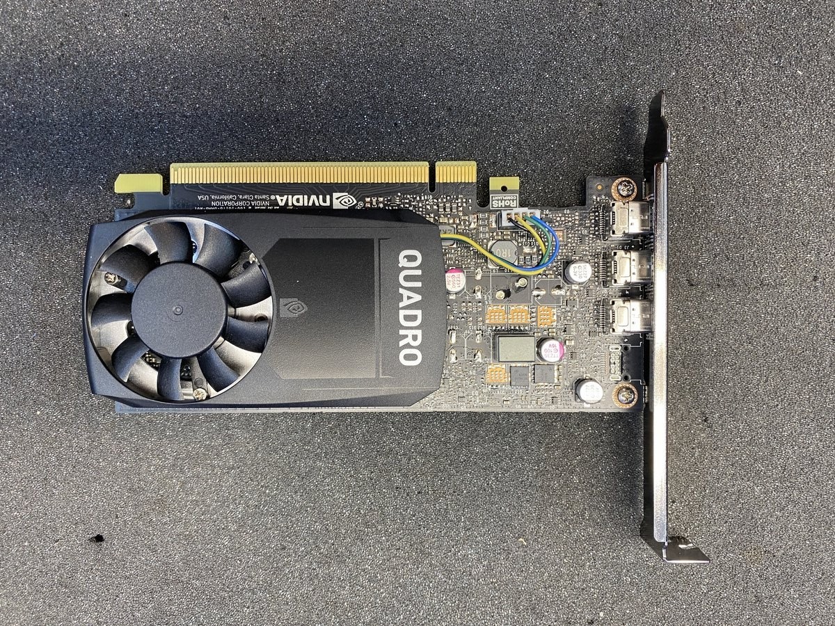 DELL QUADRO P400 CN-0W9VFP 2GB VIDEOCARD HP MINI-DP GOOD CONDITION TESTED