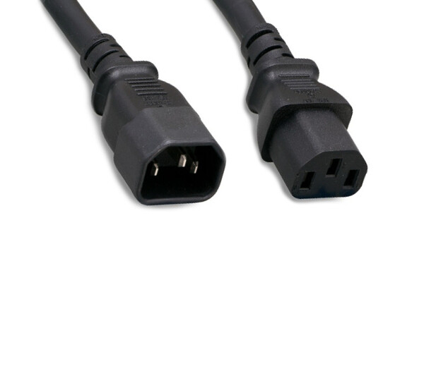 1FT-15FT Extension AC Power Cord IEC60320 C13/C14 14 AWG 15A 250V SJT Heavy Duty