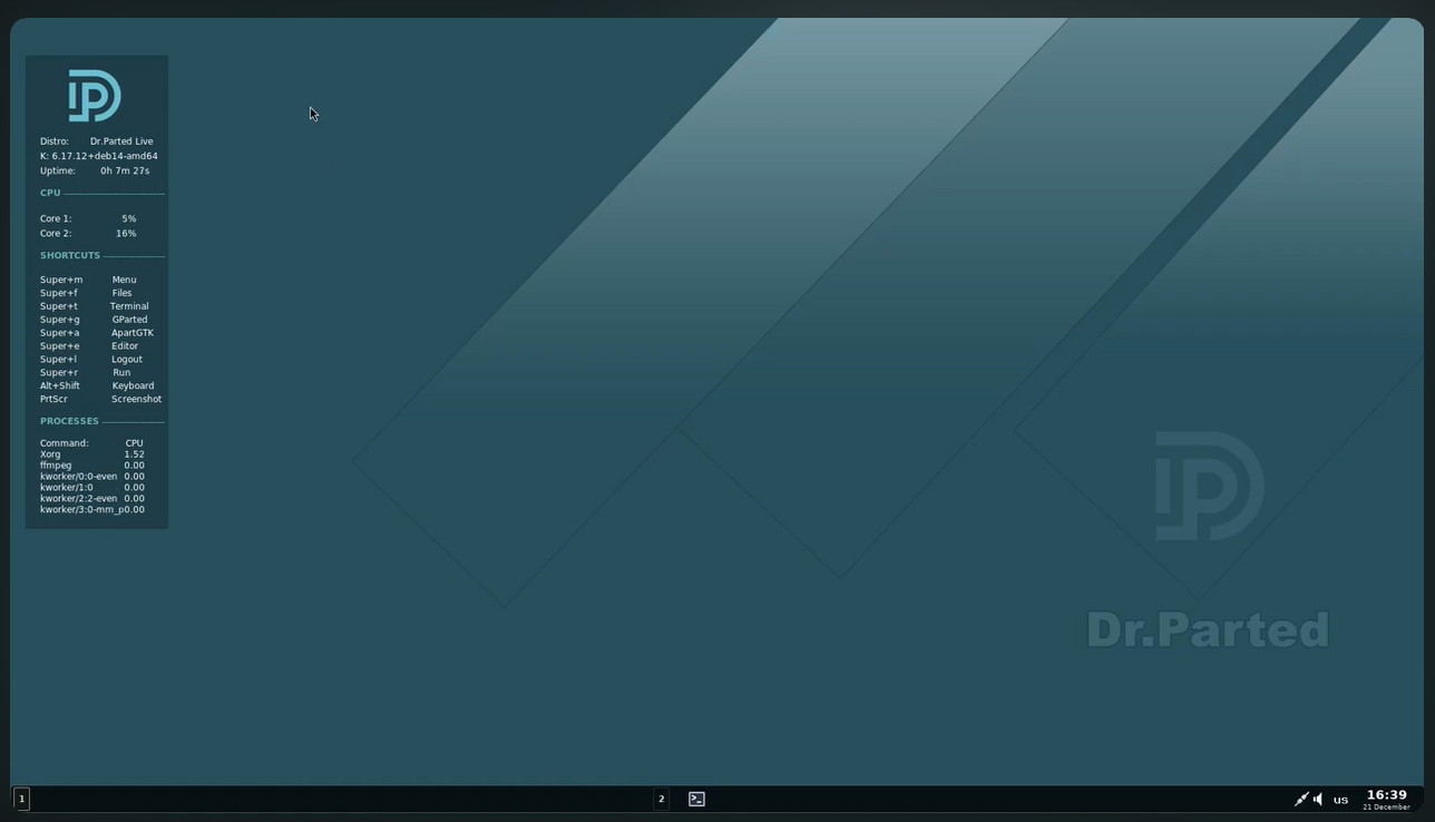Dr. Parted Bootable Software for Disk Partitioning, Cloning and Data Recovery
