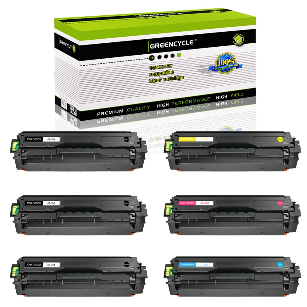 6 Set CLT-504S Color Toner F/ Samsung Xpress CLX-4195FN 4195FW SL-C1810W C1860FW