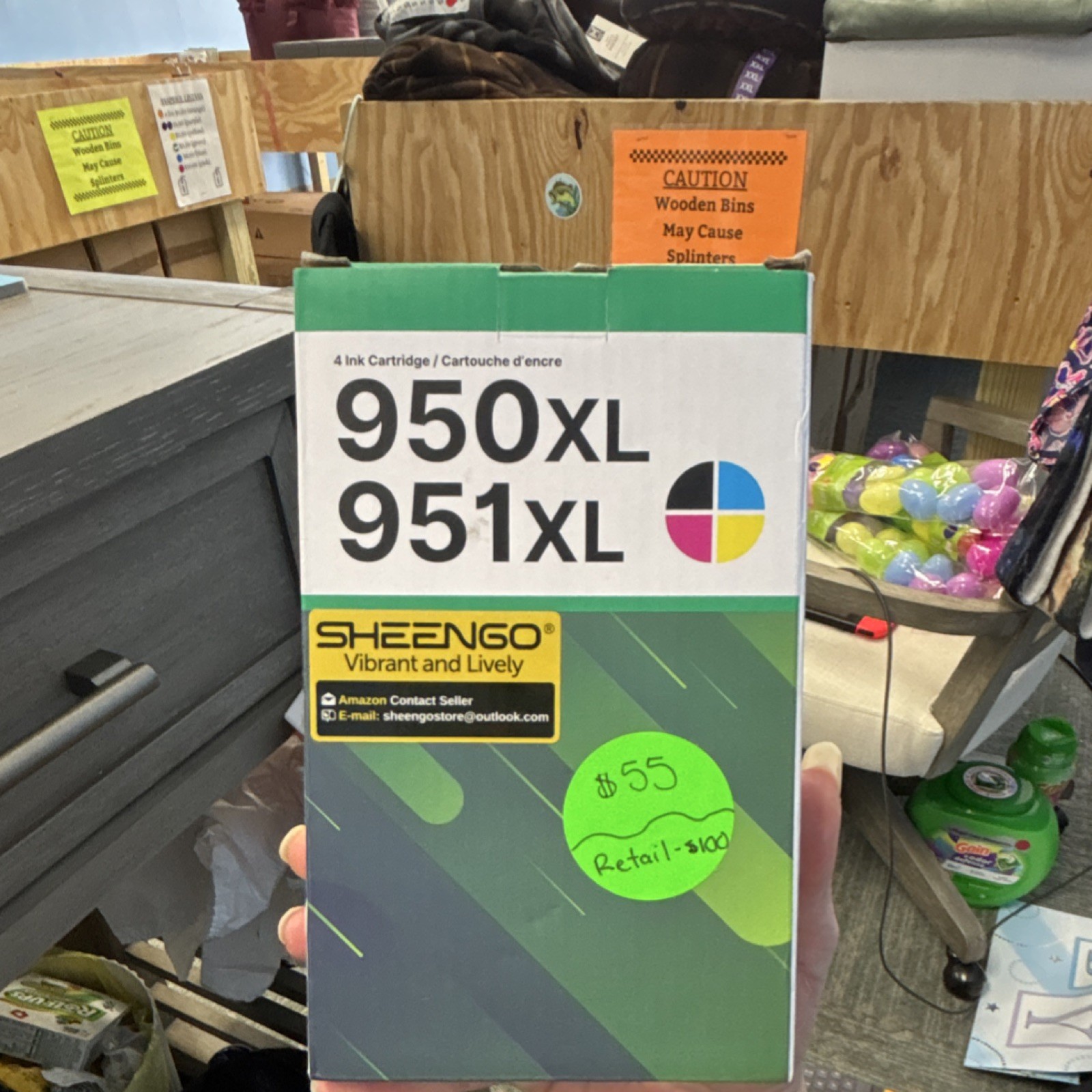 Sheengo 950XL 951XL Compatible Ink Cartridge For HP Cyan Magenta Yellow Black