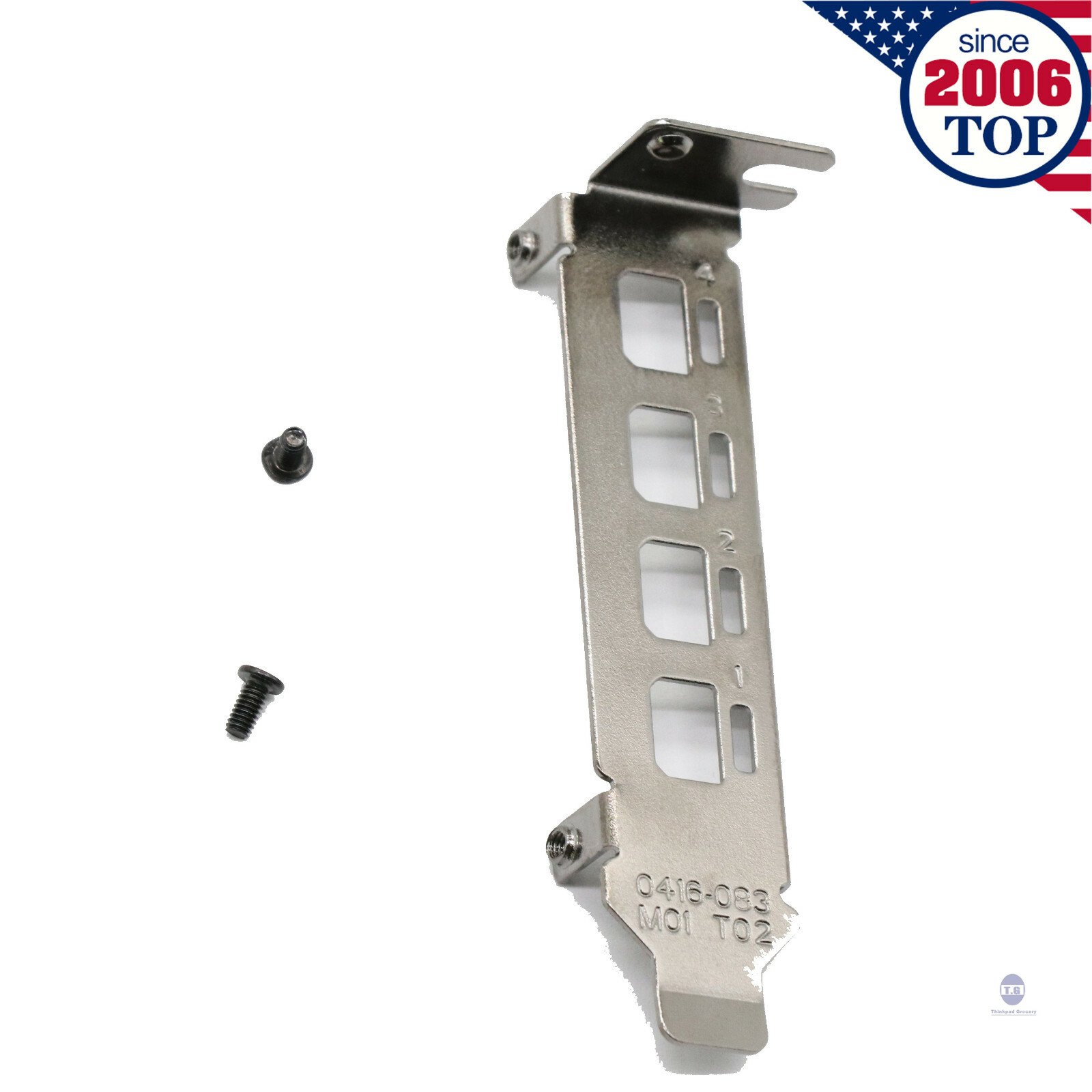 New Low Profile Bracket for NVIDIA Quadro K1200 NVS 510 P400 P600 P1000 US