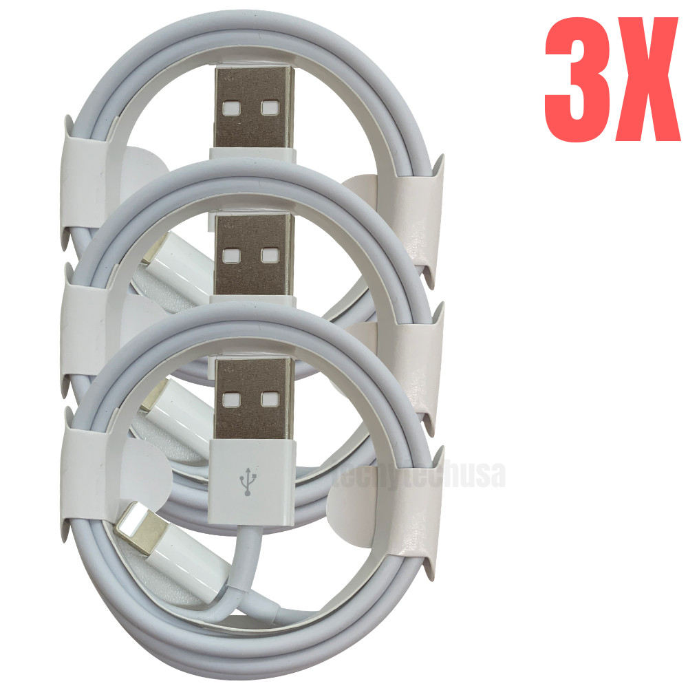 Wholesale Bulk USB Fast Charger Cable 3Ft 6Ft For iPhone 11 Pro XR 8 7 Plus Lot