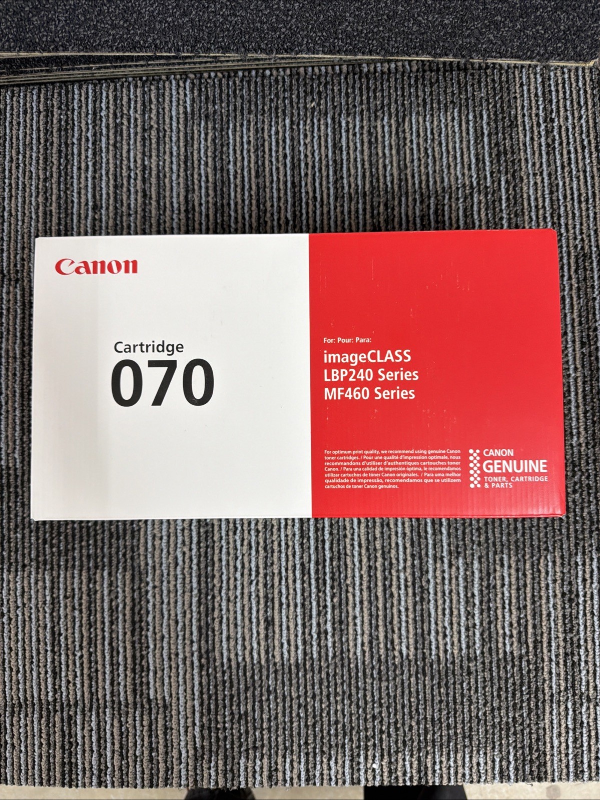 Canon 070 Original Laser Toner Cartridge - Black - 1 Pack (5639c001)