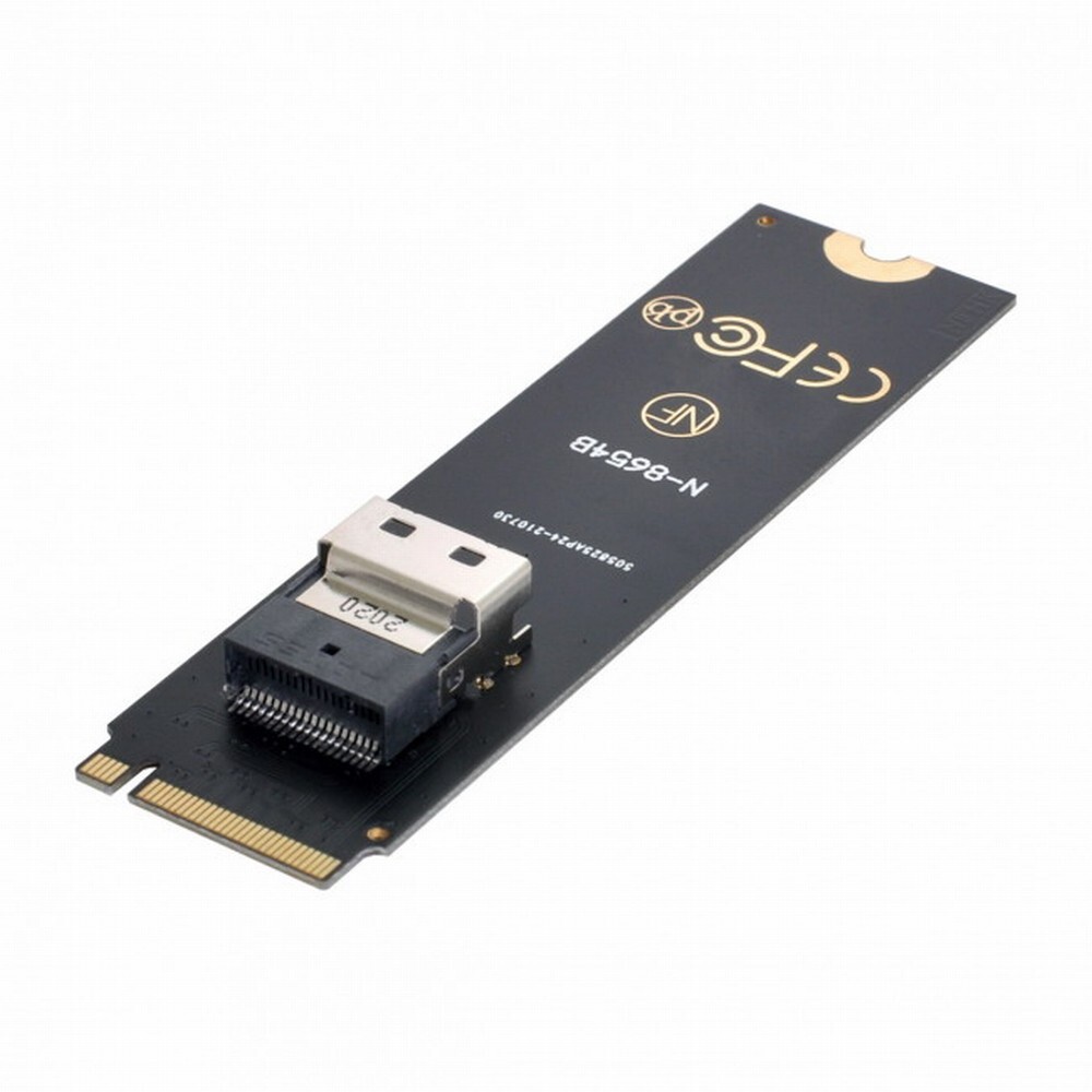 ChenYang Slimline SFF-8654 to M.2 NGFF M-Key Adapter for PCIe x4 NVMe NGFF SSD