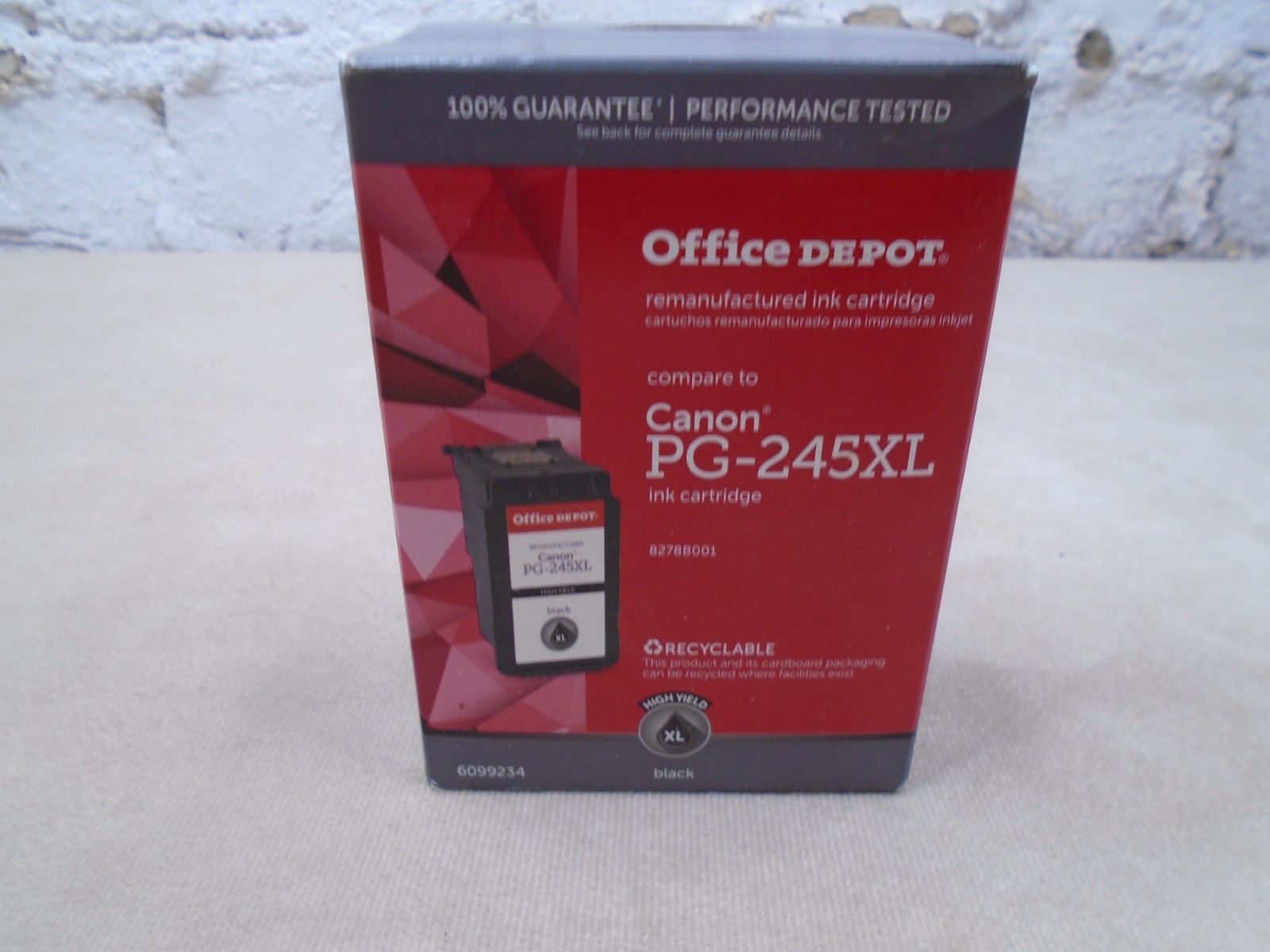 Office Depot Brand for Canon PG-245XL High -Yield Black Ink Cartridge