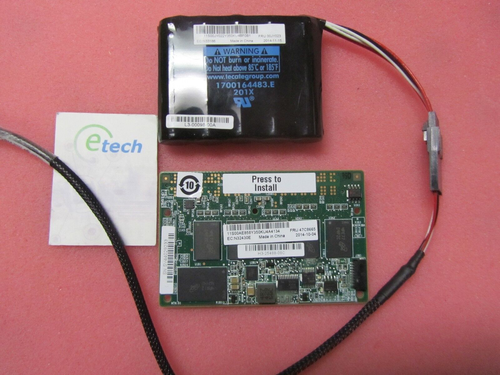 47C8664/ 47C8665+ 00JY023- IBM ServeRAID M5200 Series 2 GB flash/ RAID 5 Upgrade