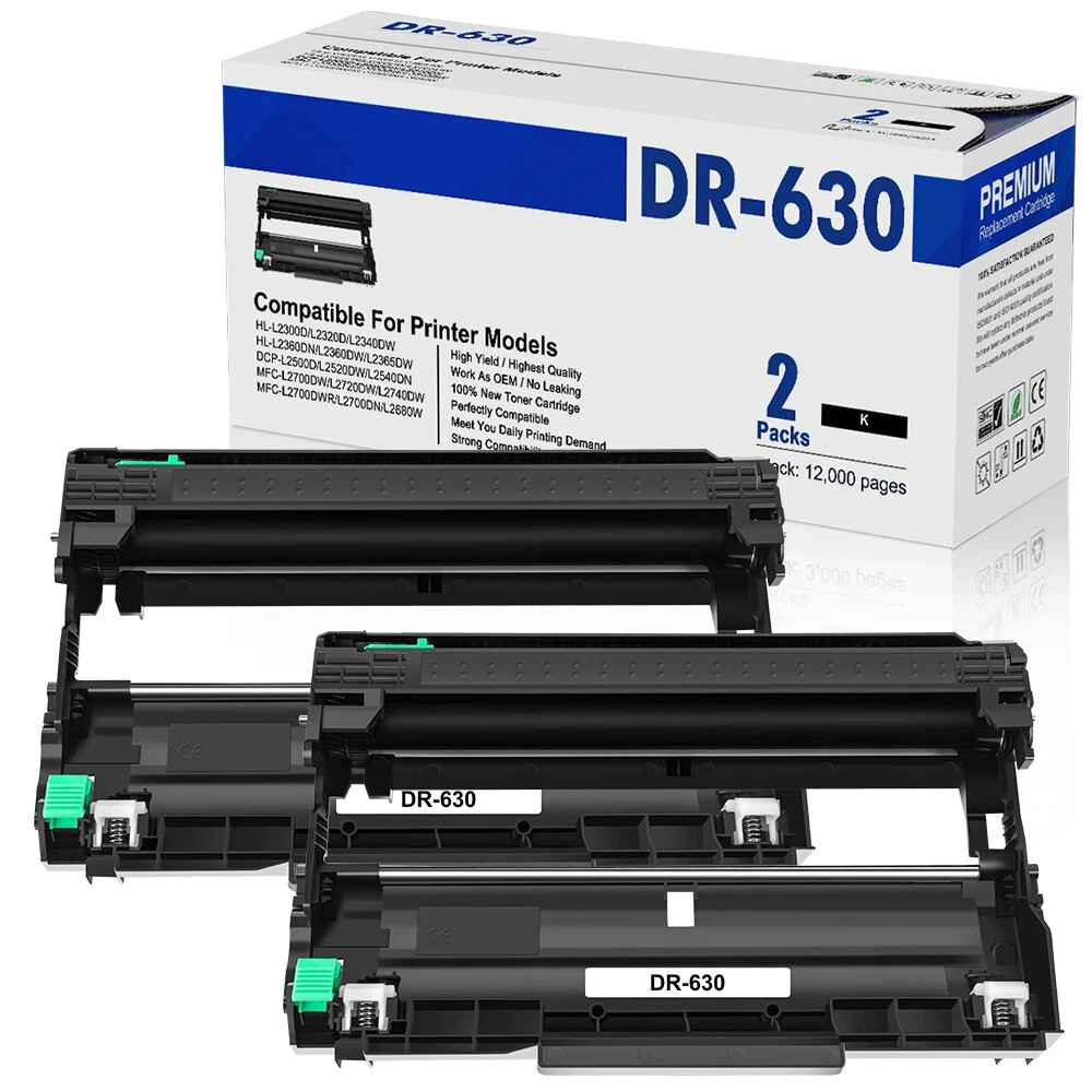 TN660 Toner & DR660 DR630 Drum for Brother HL-L2320D HL-L2340DW MFC-L2700DW lot