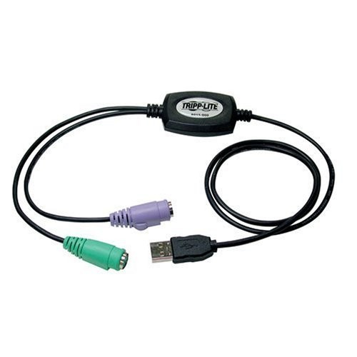 Tripplite B015000 USB to PS/2 Adapter 18in M-F Compact