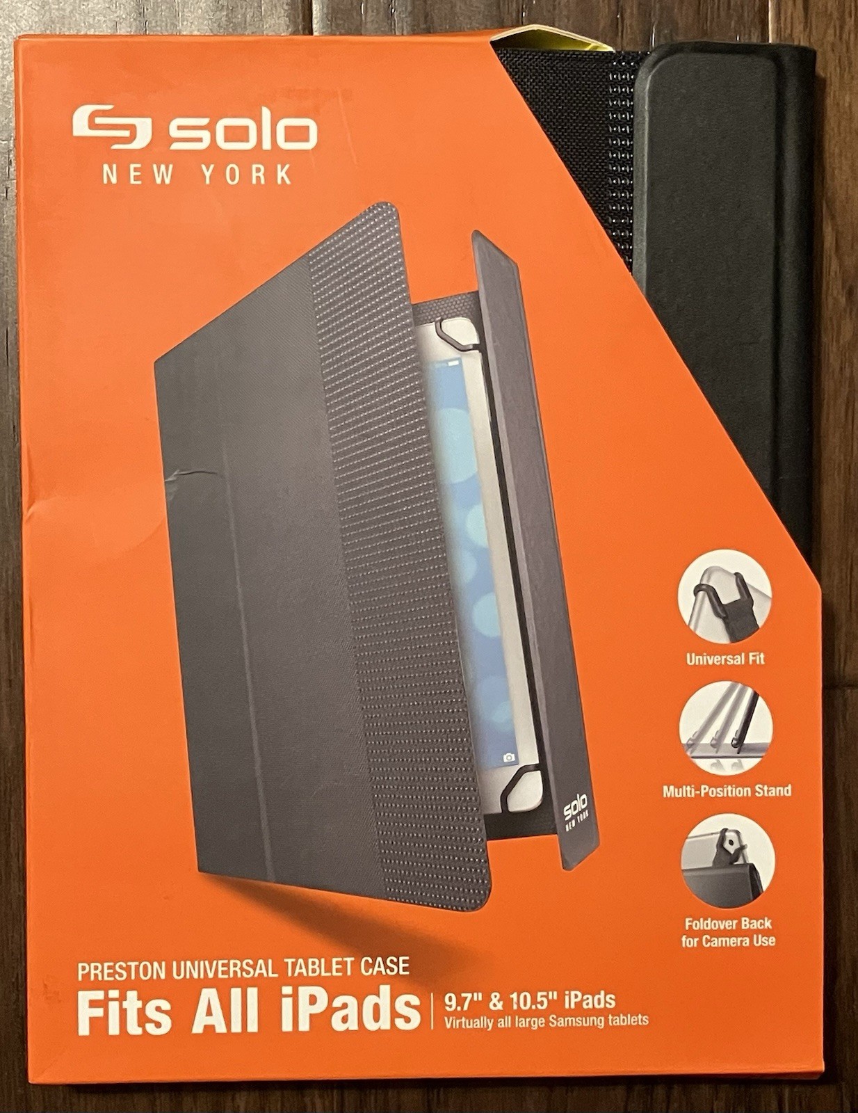 Solo New York Preston Universal Tablet Case, 9.7” -10.5” Ipads, 8.5”-11” Samsung