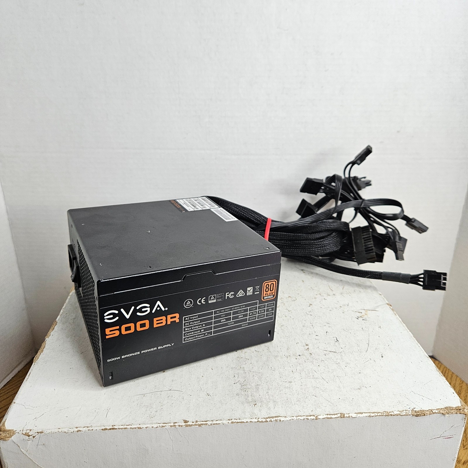 EVGA 500B 500W  100-B1-0500 Power Supply Works Great